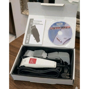 Wahl Home Cut Adjustable Electric Hair Clipper Kit with Guards, Manual, & DVD